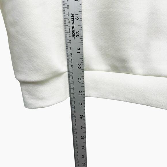 NWT adidas Originals Crew Junior Sweatshirt White Unisex Size Medium - Picture 5 of 6